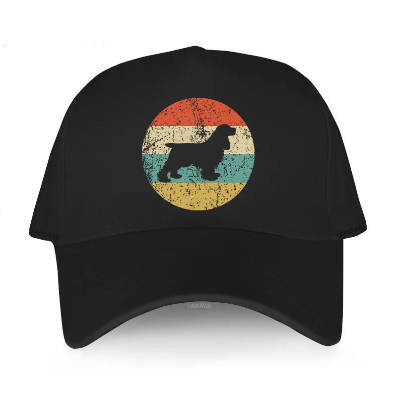 

New Arrival Solid Baseball Caps Men summer Breathable Golf Hat Cocker Spaniel Dog Teens Fashion Brand Cap female leisure Hats