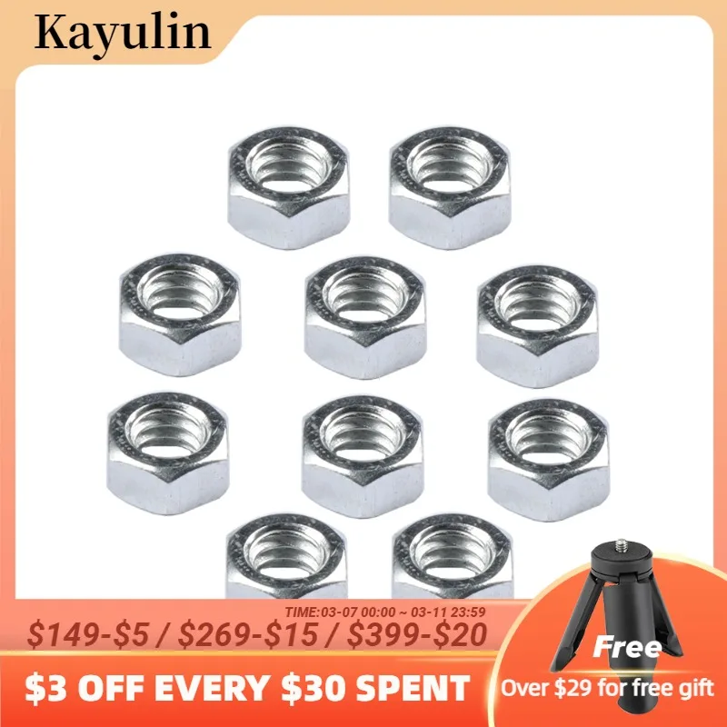 Гайки с метрической резьбой M6 шестигранные гайки винты Kayulin | Электроника