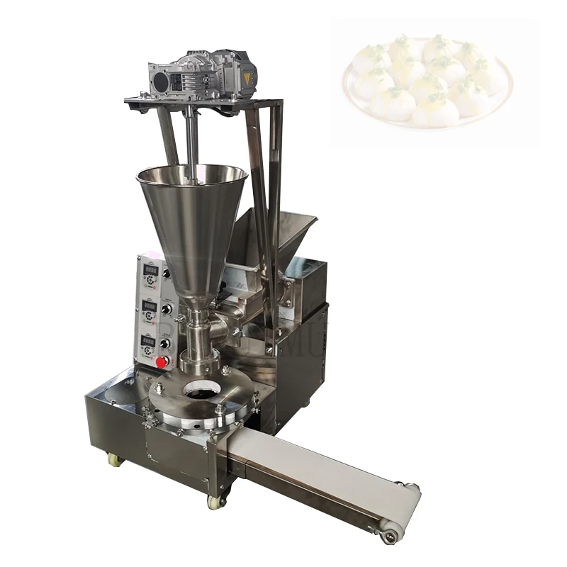 

Commercial Steamed Bun Momo Making Machine Automatic Dumpling Dim Sum Maker Machine