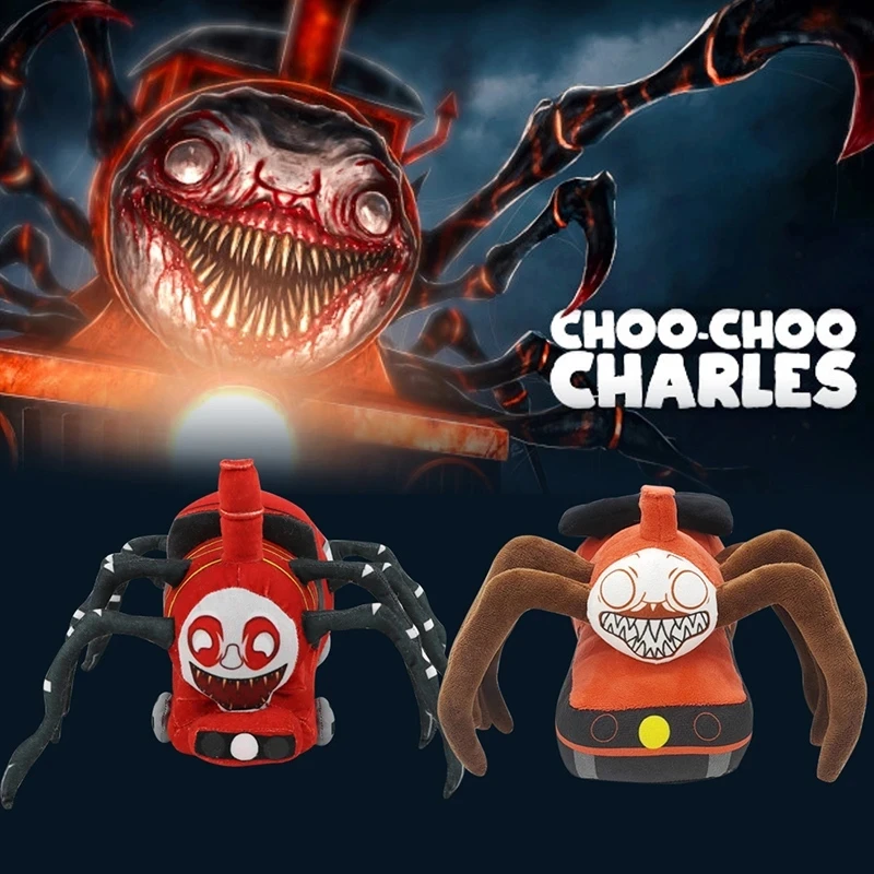 

2023 Choo Choo Charles Plush Toys Filled Soft Horror Game Anime Characters Surrounding Cartoon Doll Toys Holiday Gifts For Kids