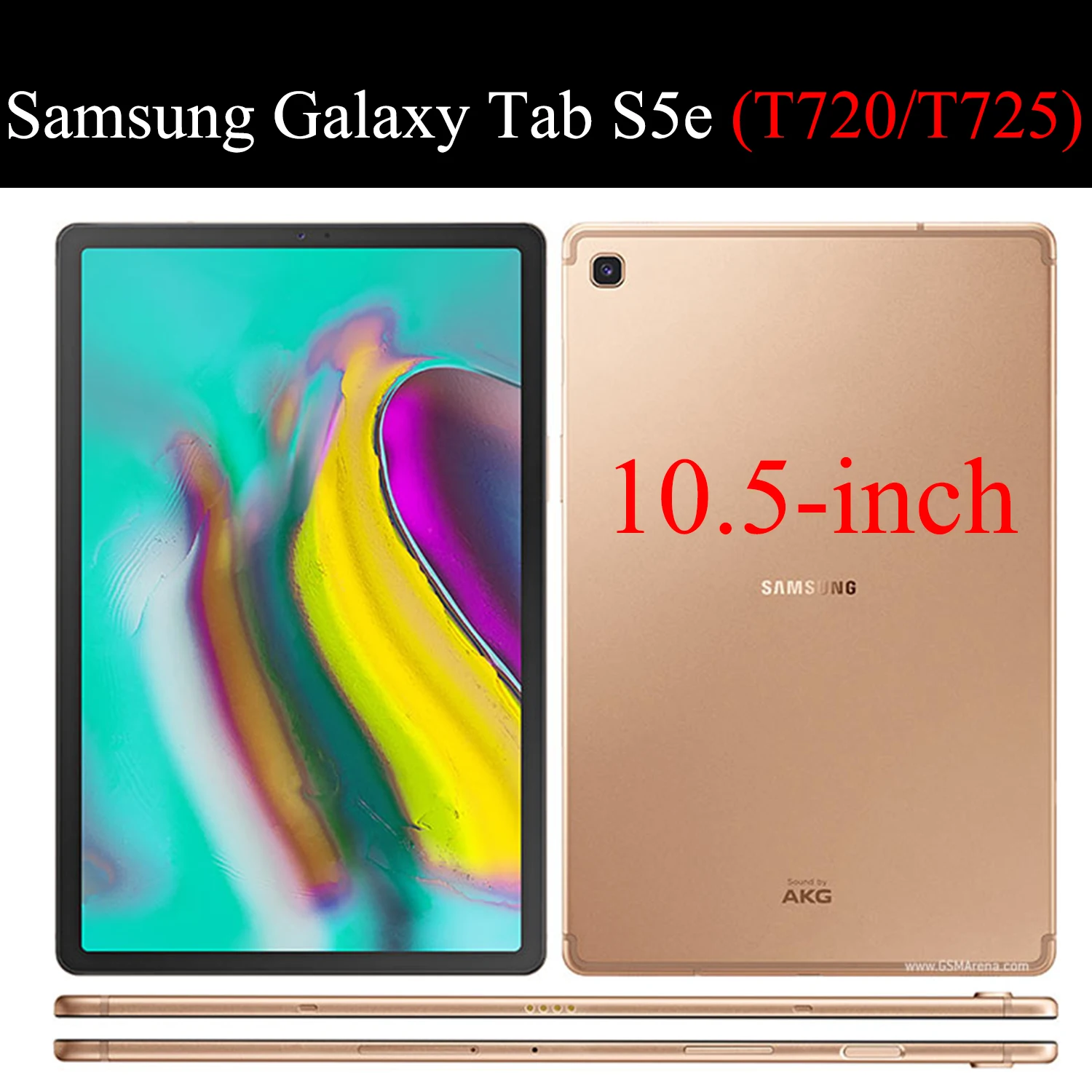 Tablet Case For Samsung Galaxy Tab S5e 10.5 TPU Transparent Silicone soft Cover Airbag Protection fundas for SM-T720 SM-T725 images - 6