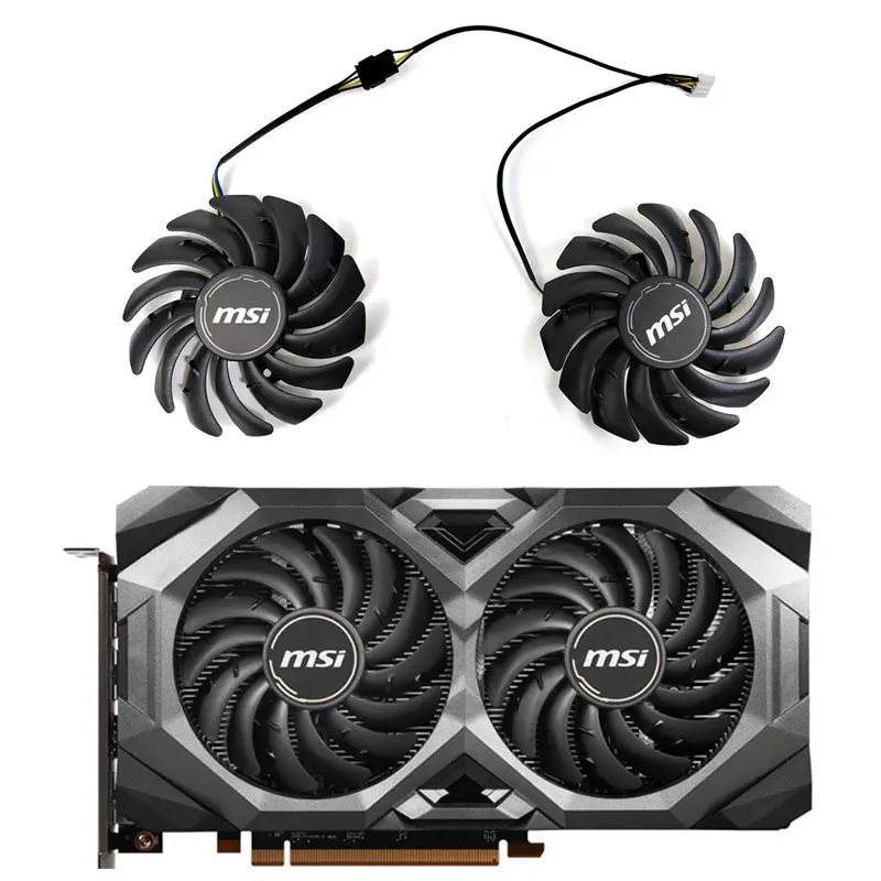 

Вентилятор MECH GPU 87 мм 4PIN PLD09210S12HH RX 5700 XT для MSI RX 5600 XT MECH RX 5700 5700 XT MECH вентилятор графической карты
