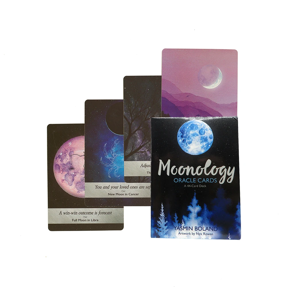 

Moonology Oracle Cards For Beginners With Guidebook Moon Oracle Tarot Card Past Life Mysterious Fable Diana Cooper Arcanum 11,5