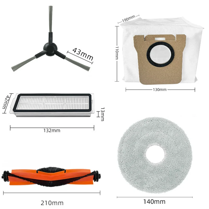 Аксессуары для пылесоса Xiaomi M30 D102 запасные части основная боковая щетка Накладка