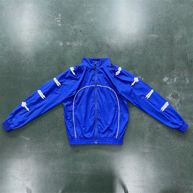 

Trapstar Jacket Sportswear Men Irongate Shell Suit 2.0 Version 1:1 Top Quality Embroidered Lettering Women Coat Size XS-XL