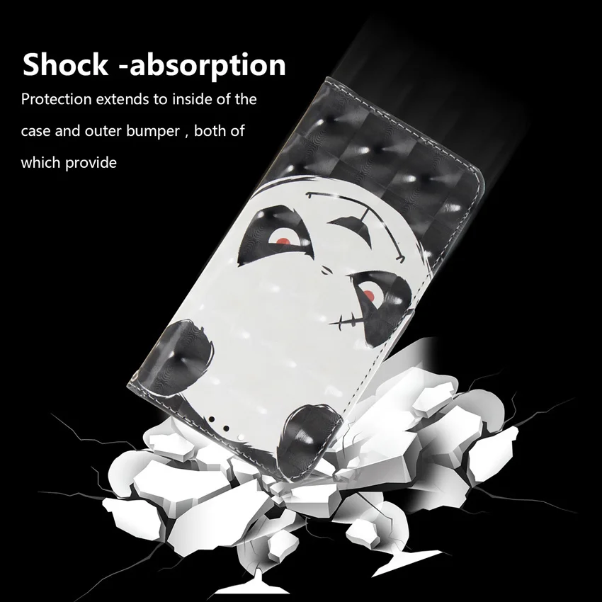 Кожаный чехол-книжка с рисунком для Huawei Honor 10 20 50 70 80 90 Lite Pro Se 10I 20I