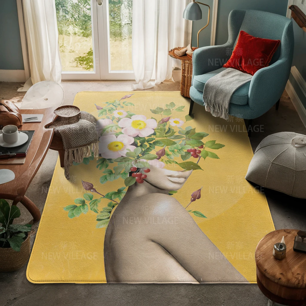 Напольные коврики для гостиной ковер семейной двери современный скандинавский