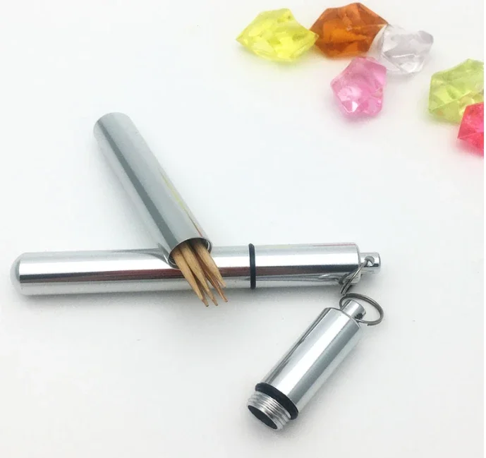 Серебряный портсигар из алюминиевого сплава водонепроницаемая коробка для