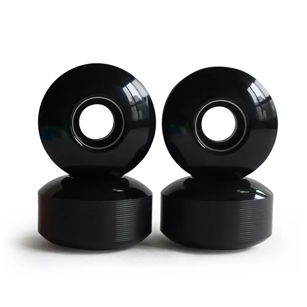 

per set 99AA Skateboard Wheels Pu 55*32mm Wheels Double Rocker Skateboard Parts Man Women Skateboard 70% Springback