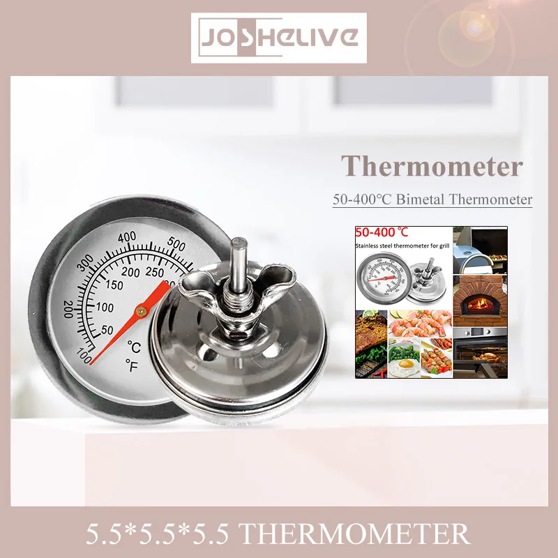 BBQ Thermometers Oven Thermometer Barbecue Charcoal Grill Thermometers Gauge Kitchen BBQ Accessories Metal Material Measurement images - 6