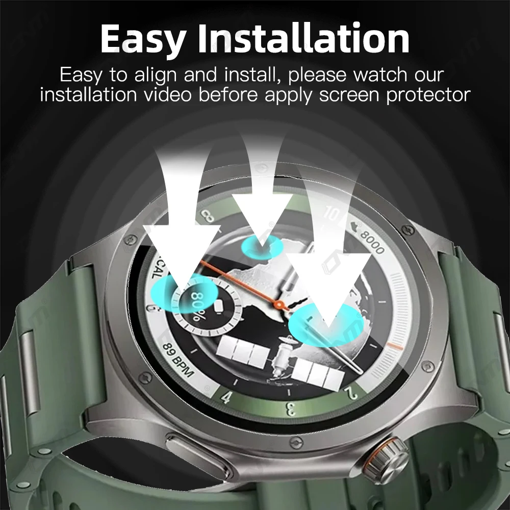 Фото Защитное стекло 9H для OnePlus Watch 4, прочная прозрачная пленка HD с защитой от царапин, аксессуары №3
