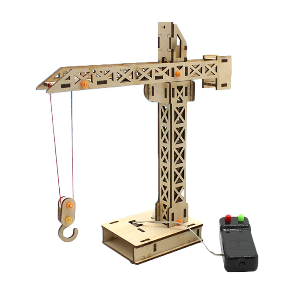 

Student Physical Science Experiment Wood Plastic Metal Learning Crane STEM Toy Kit Training Intelligence Development