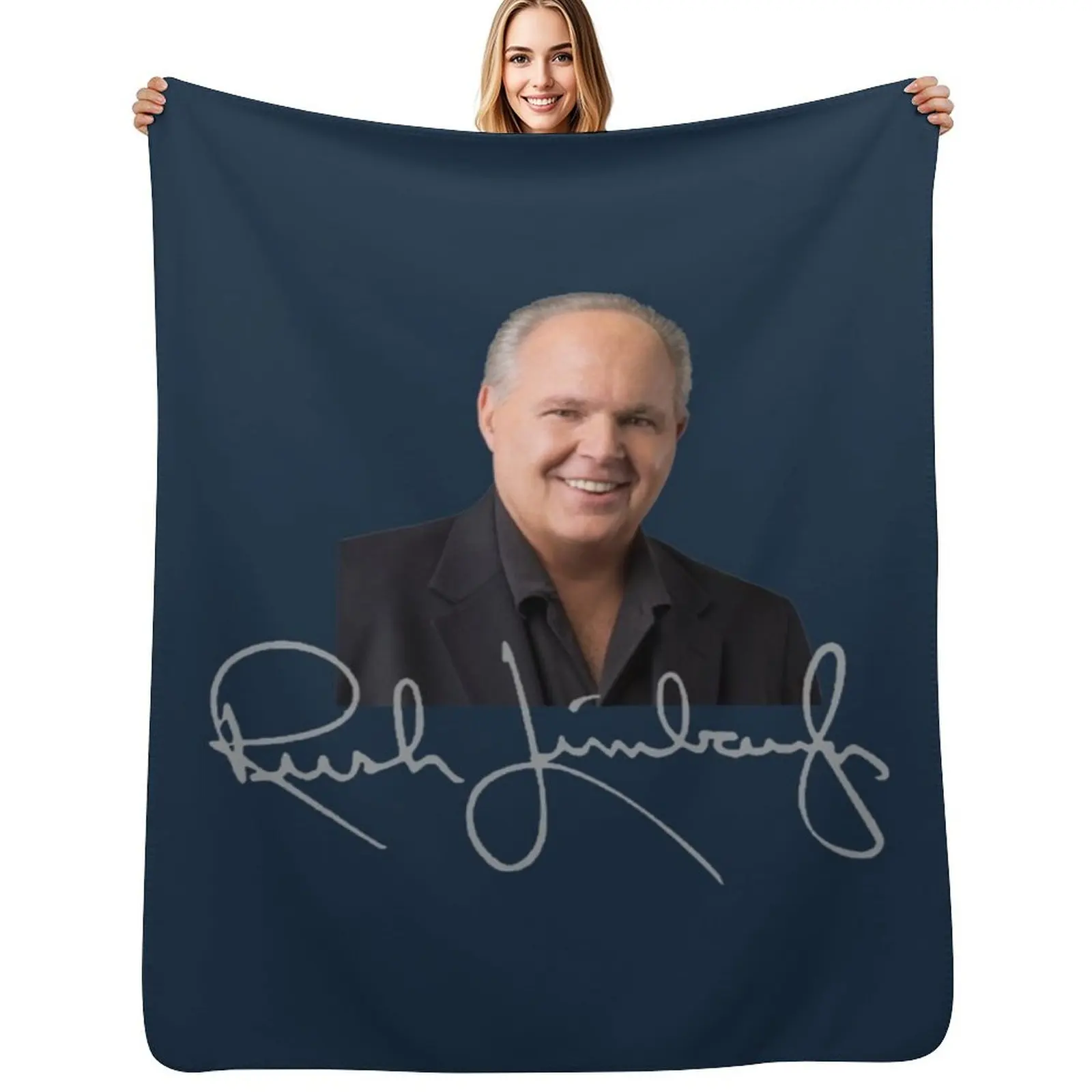 Фото Плед Rip Rush Limbaugh, плед Betsy Ross для телешоу, современный дизайн, мягкий плед для домашнего декора №1