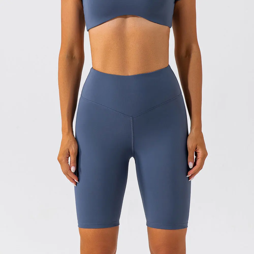 Влагоотводящие высококачественные женские шорты для фитнеса и йоги с ...