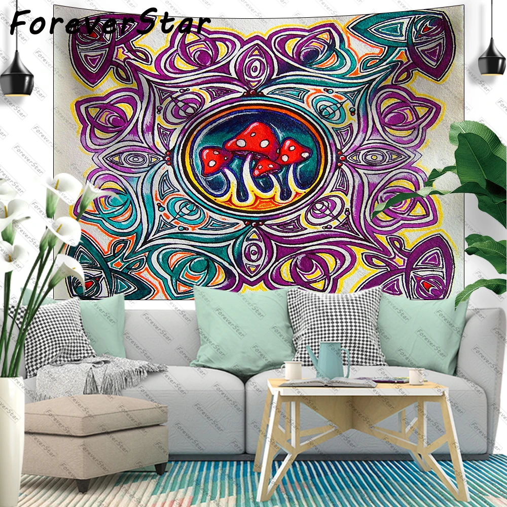 

Богемный Хиппи Забавный гобелен на стену Декор спальни Декор комнатные гобелены Декор подвесной декоративный домашний текстиль сад