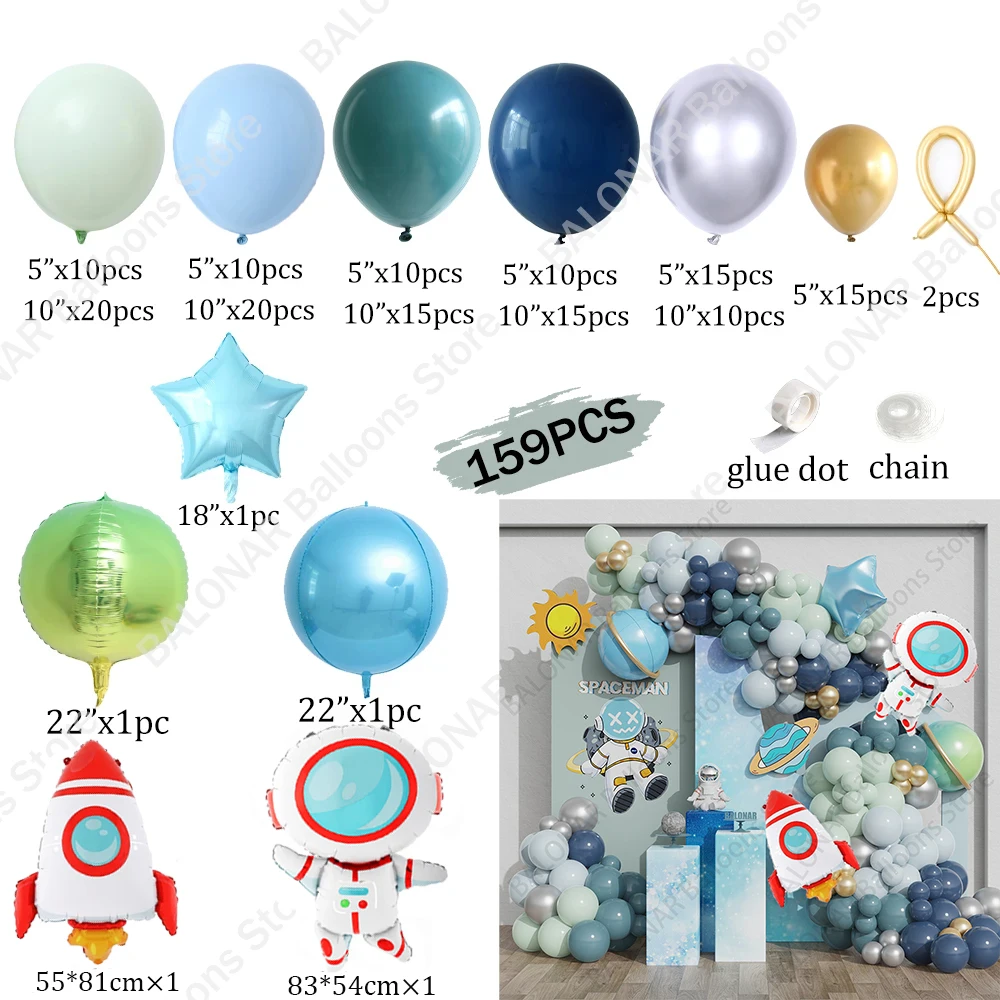 

Космическая гирлянда из шаров BALONAR для мальчика