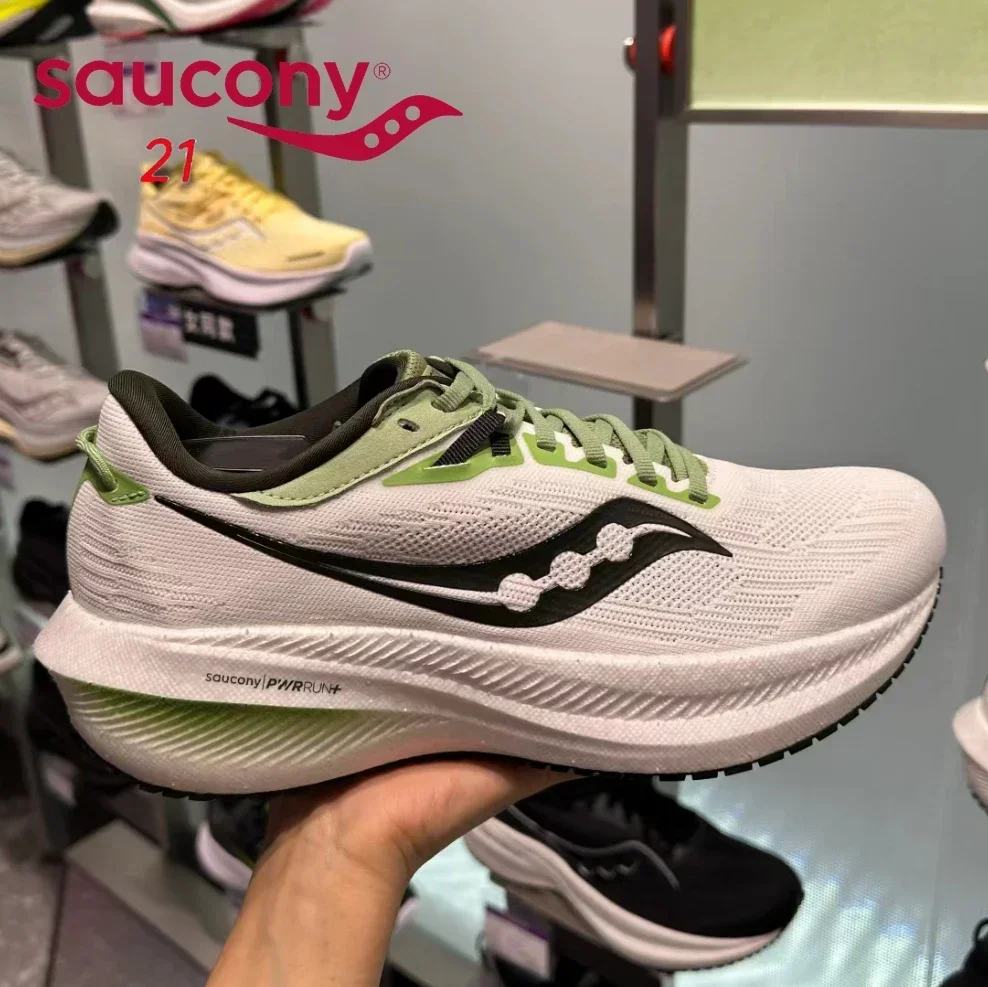 

2023 NEW Original Saucony Triump-h 21 Victory Runner Speed Cross Running Casual Shoes Men Women Cushioning Race Road Sneakers