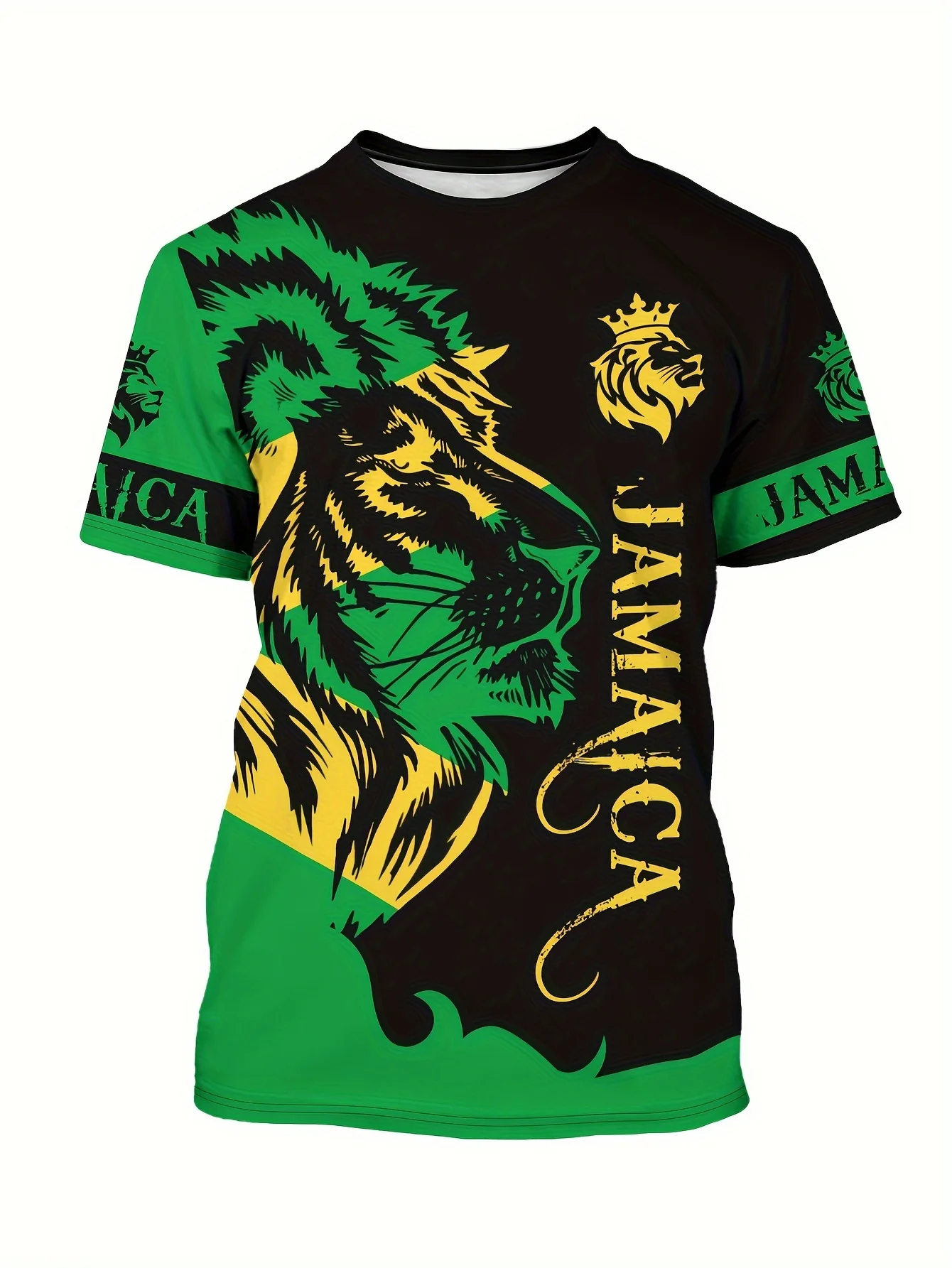 Футболка мужская с коротким рукавом и круглым вырезом топ свободного покроя