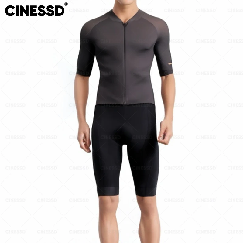 Джерси для велоспорта 2024 команда CINESSD Мужской комплект Одежда гоночного