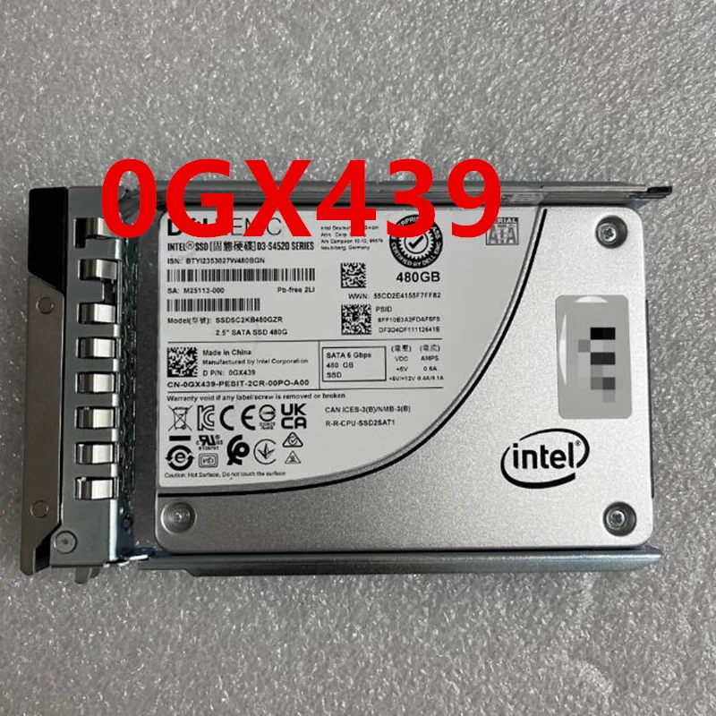 

Original Almost New Solid State Drive For DELL 480GB 3.84TB 2.5" SATA SSD For GX439 0GX439 0WNPN1 WNPN1