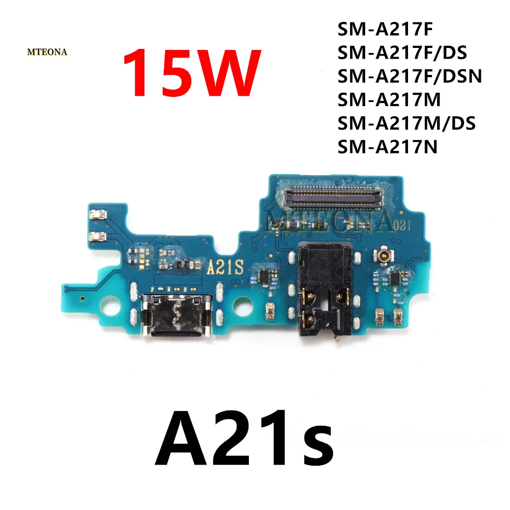 15 Вт для Samsung Galaxy A21S SM-A217F A217N A217M USB зарядное устройство док-станция плата порт