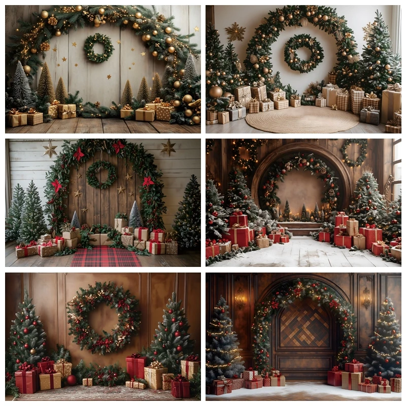 Рождественский венок для фотосъемки