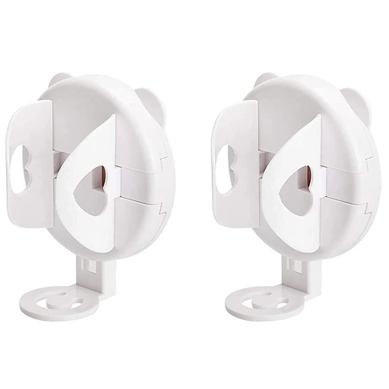 

Electric Toothbrush Holder 2 Pack, Wall Mounted Auto Lock & Release Toothbrushes Stand Bathroom Organizer