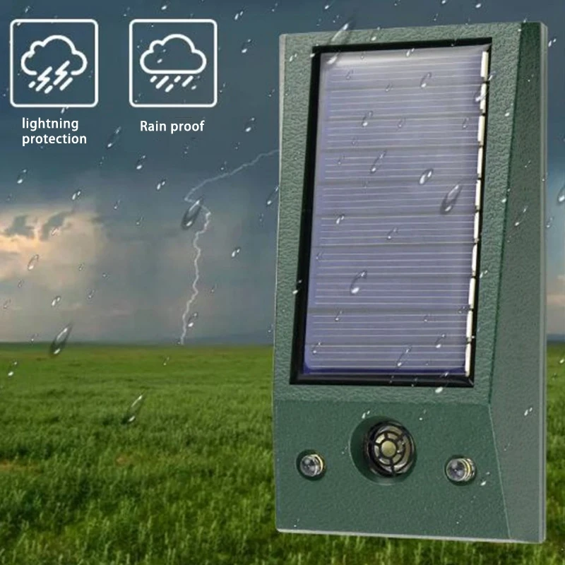 Ультразвуковой репеллент для животных улицы вредителей собак мышей птиц