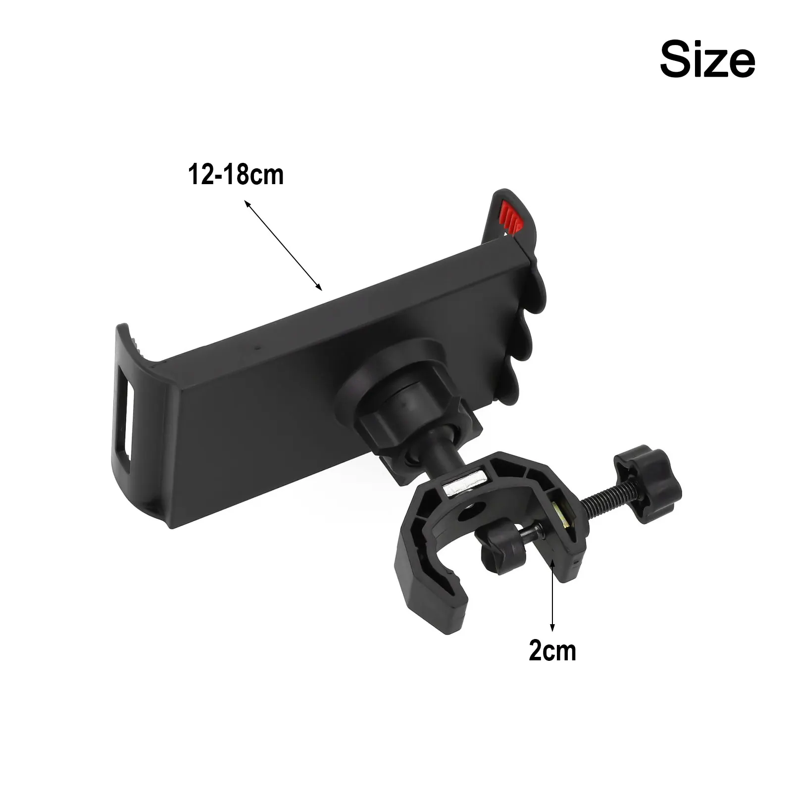 High Quality Brand New Holder Tablet Audio Instruments Microphone Stand Mount 12cm To 18cm 1pcs 360 Degree Phone