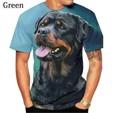Мужская футболка Rottweiler 3D Print Polyester