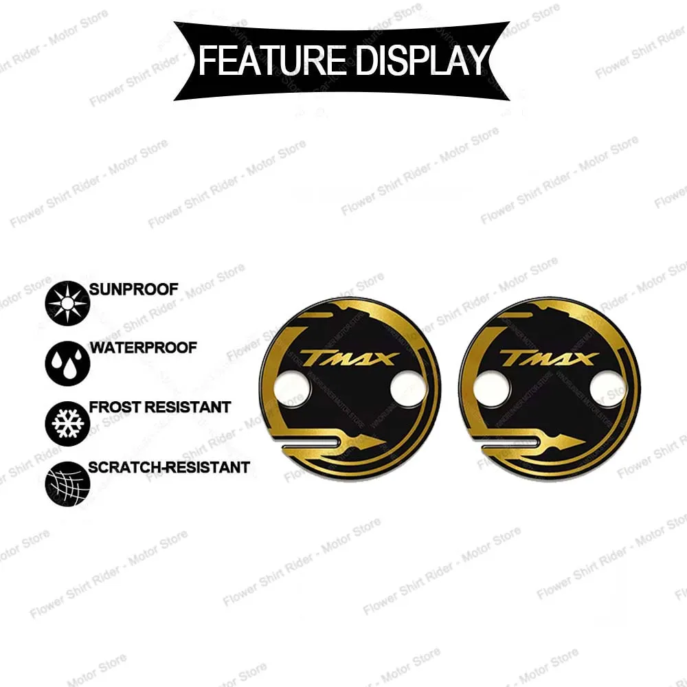 3D-наклейка из смолы украшение и защита двигателя мотоцикла для TMAX 500 530 T-MAX 2001-2016