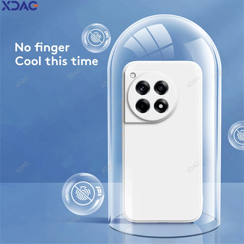 Жидкий силиконовый чехол для OnePlus 12R 5G 6 78 дюйма CPH2609 CPH2585 защита объектива высокое