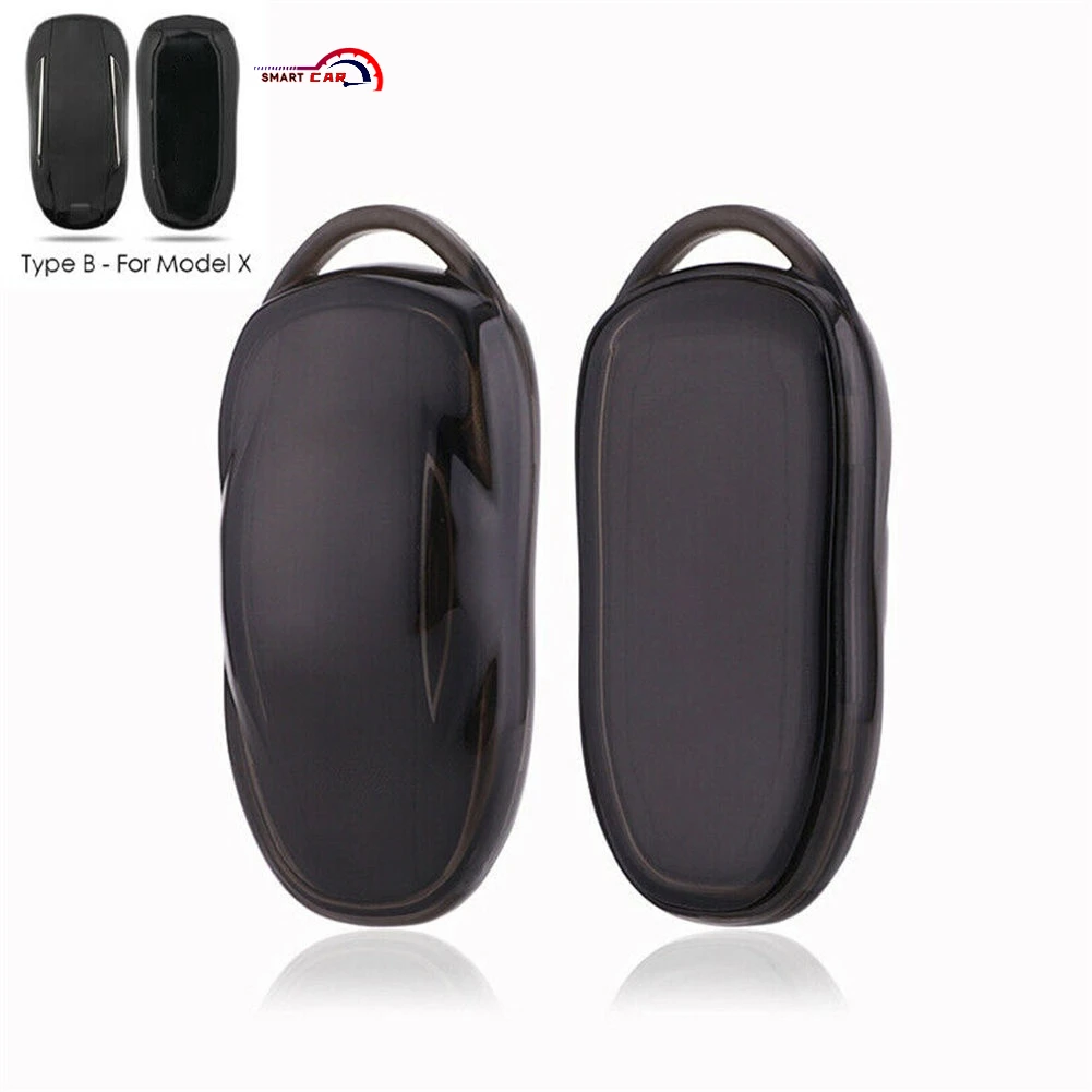 

Soft TPU Car Key FOB Case Cover Remote Smart Holder Skin For Tesla Model S/ X Stylish Durable Remote Key Cover (no Key)