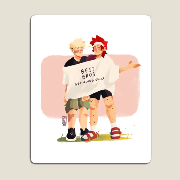 Best Bros Kiribaku магнит детские наклейки для органайзера на холодильник красочные