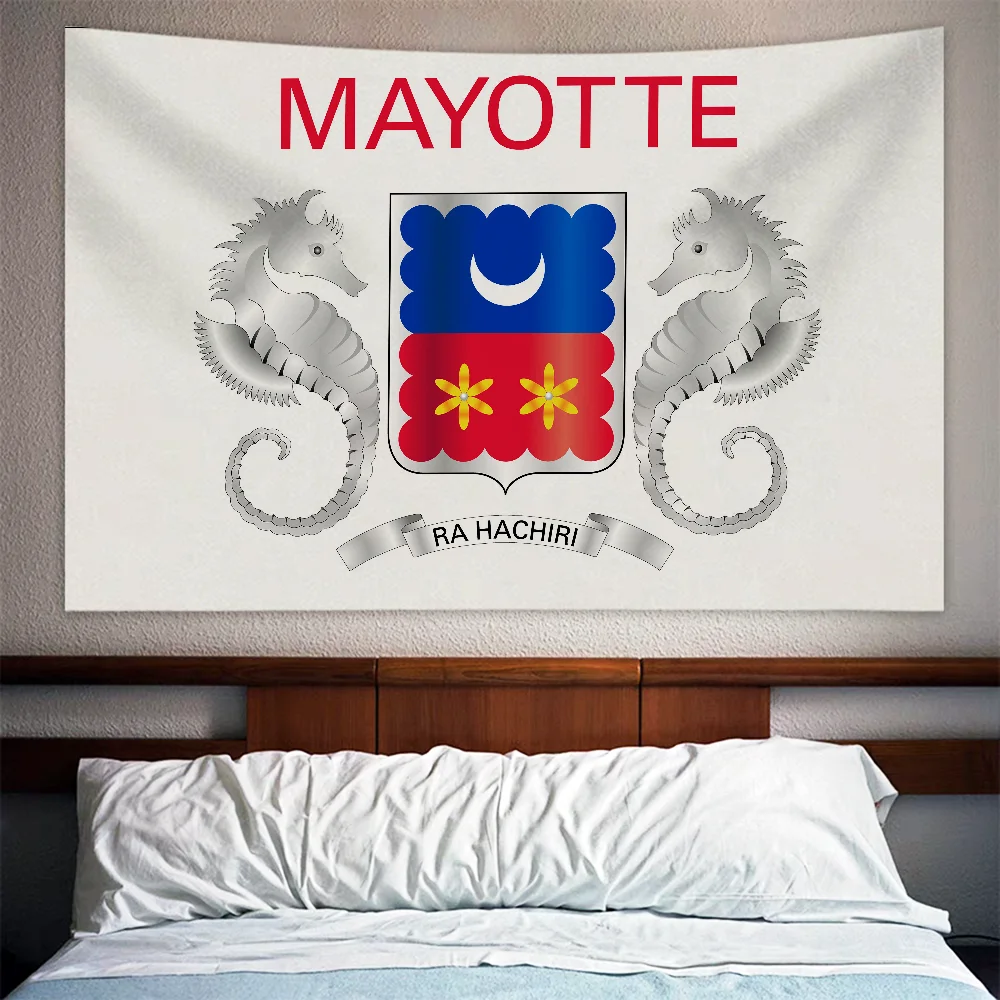 Mayotte Аниме Настенный Гобелен Kawaii В Стиле Бохо Декоративное Художественное