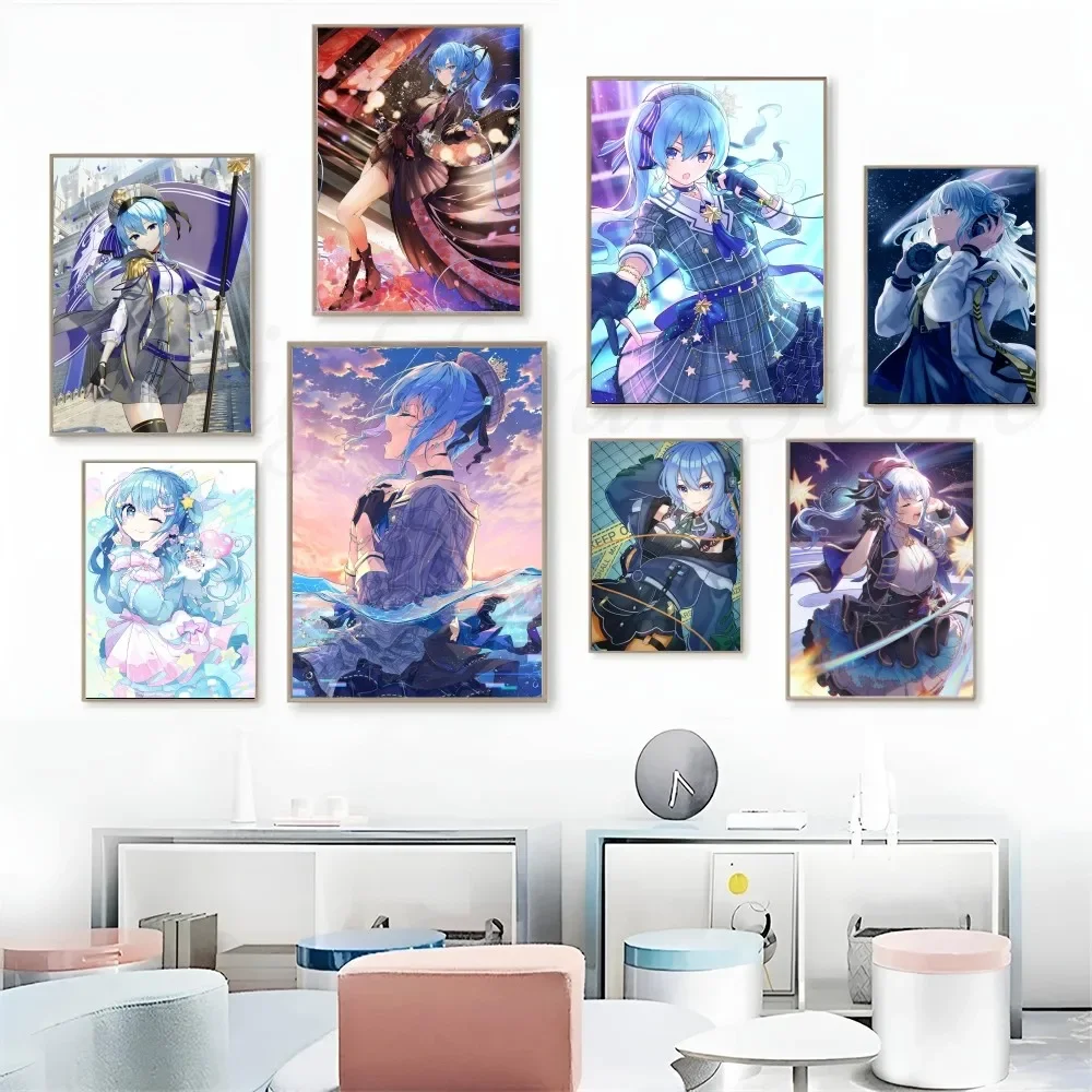 1 шт. аниме-постер Hoshimachi Suisei Hololive Vtube художественный постер Настенный декор для