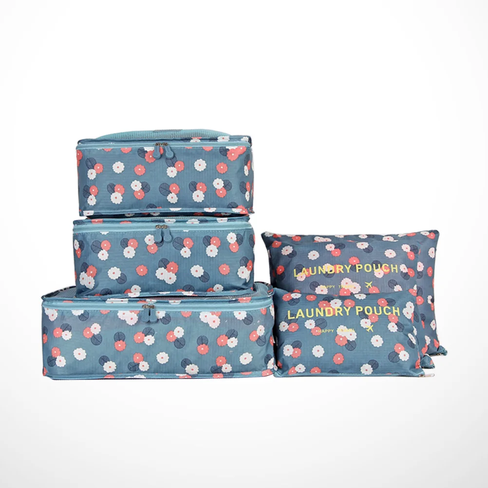

Travel Cubes Packing Suitcase Organizers Luggage Foldable Shoes Organizer Toiletries Pouches Laundry Set Storage