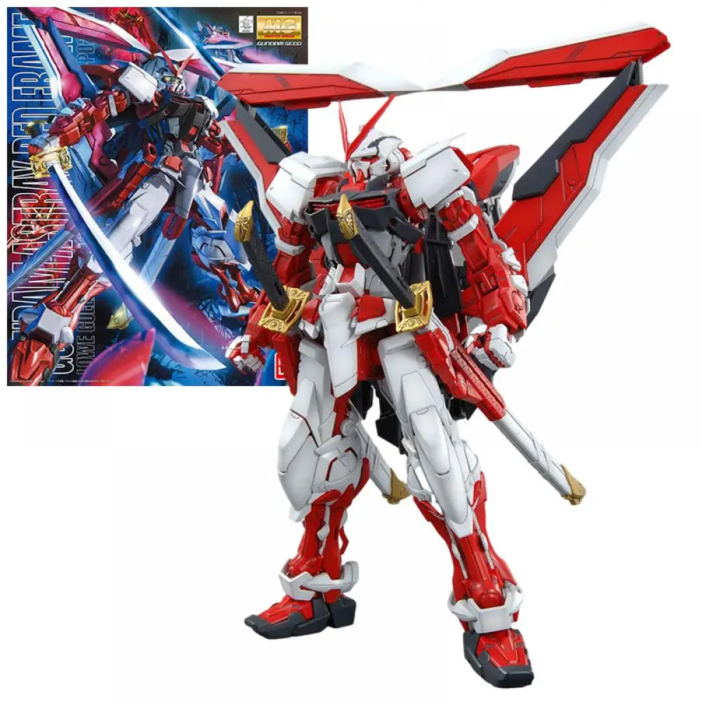 

Bandai MG 1/100 Gundam астронительная красная рамка стандартная модель фигурки украшения коллекционные строительные игрушки Праздничные подарки