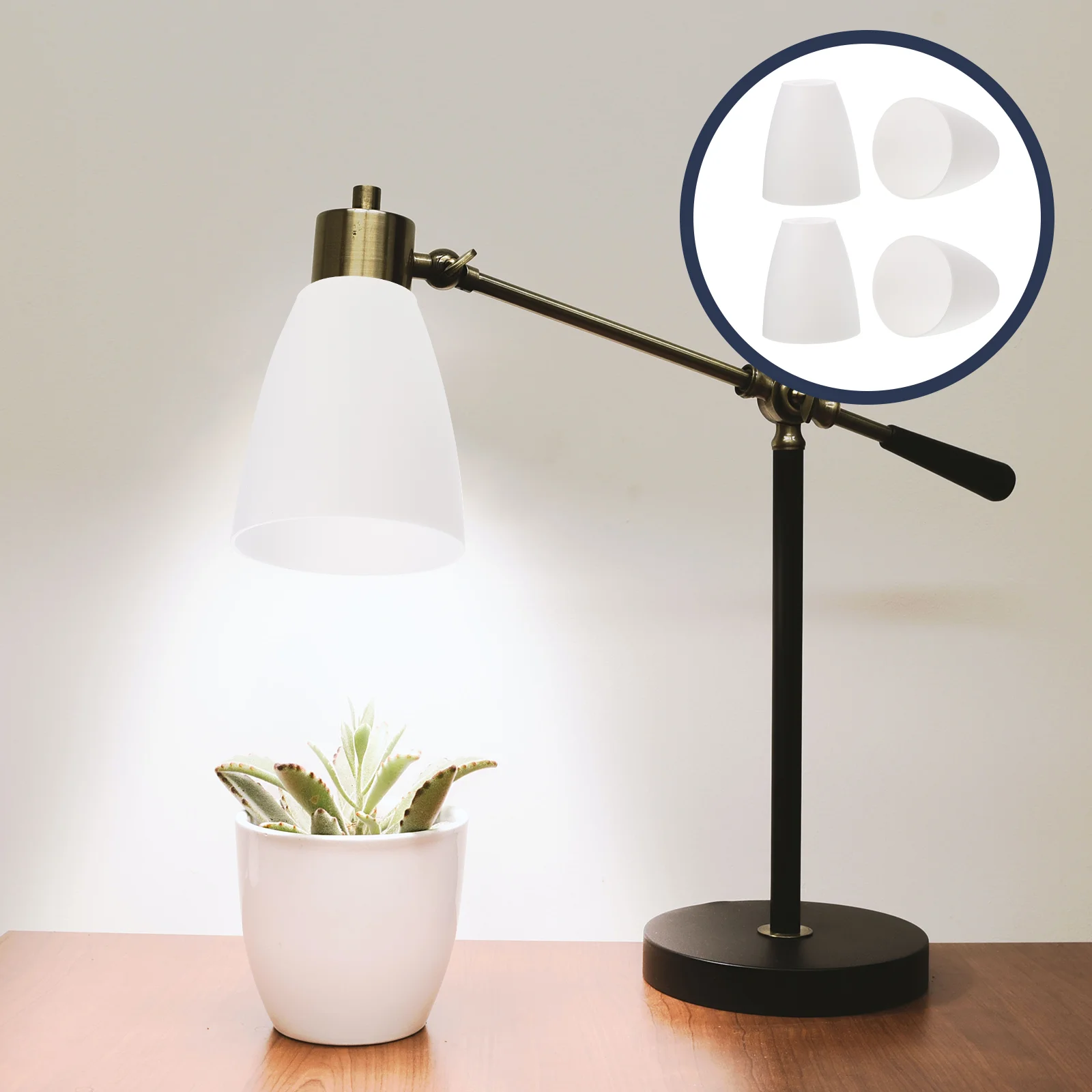 

Plastic Lampshade Chic Flat Head Shape Chandelier Wall Light Home Decor Creative Cover