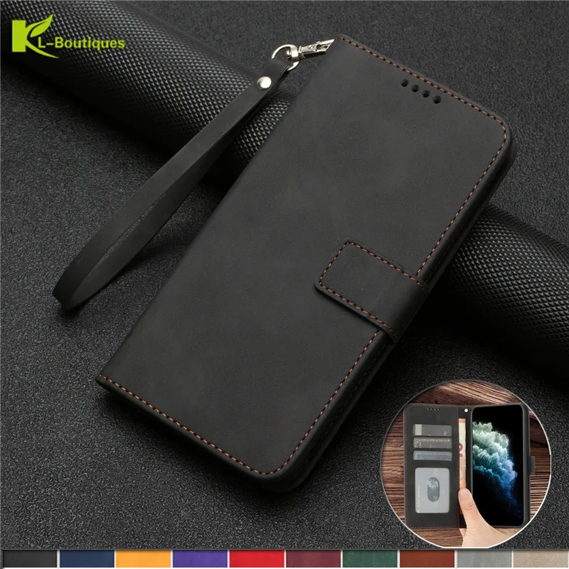 

Luxury Leather Wallet Phone Case For Samsung Galaxy S23+ S23 Ultra S22 S21 Plus 5G Flip Cover Cases Card Slot Magnetic Clasp