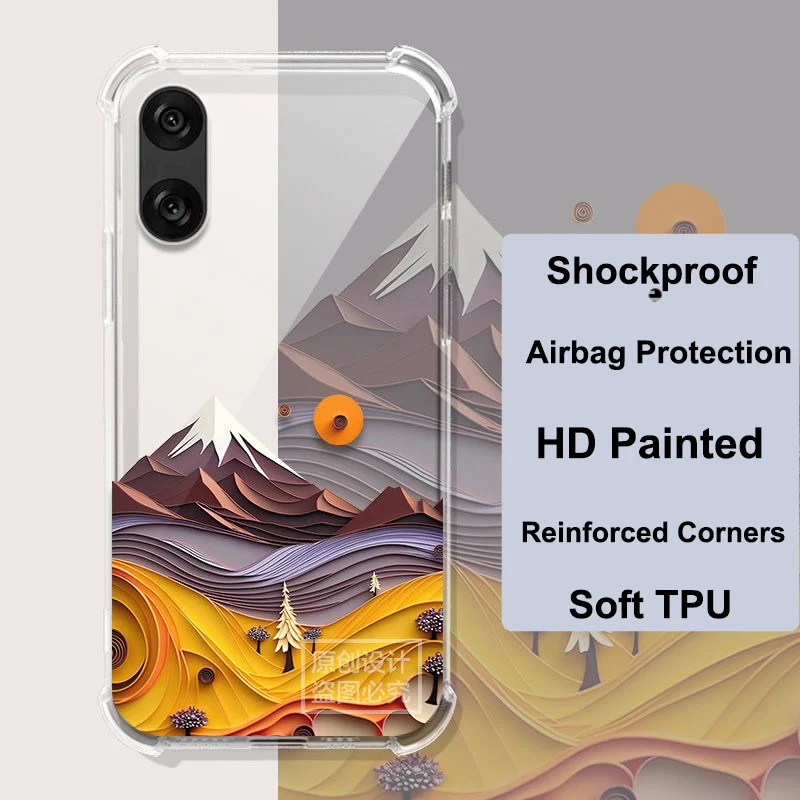 Для Sony Xperia 1 VI чехол силиконовый прозрачный для 10VI 1VI 5V телефона Pro-i ACEII с подушкой