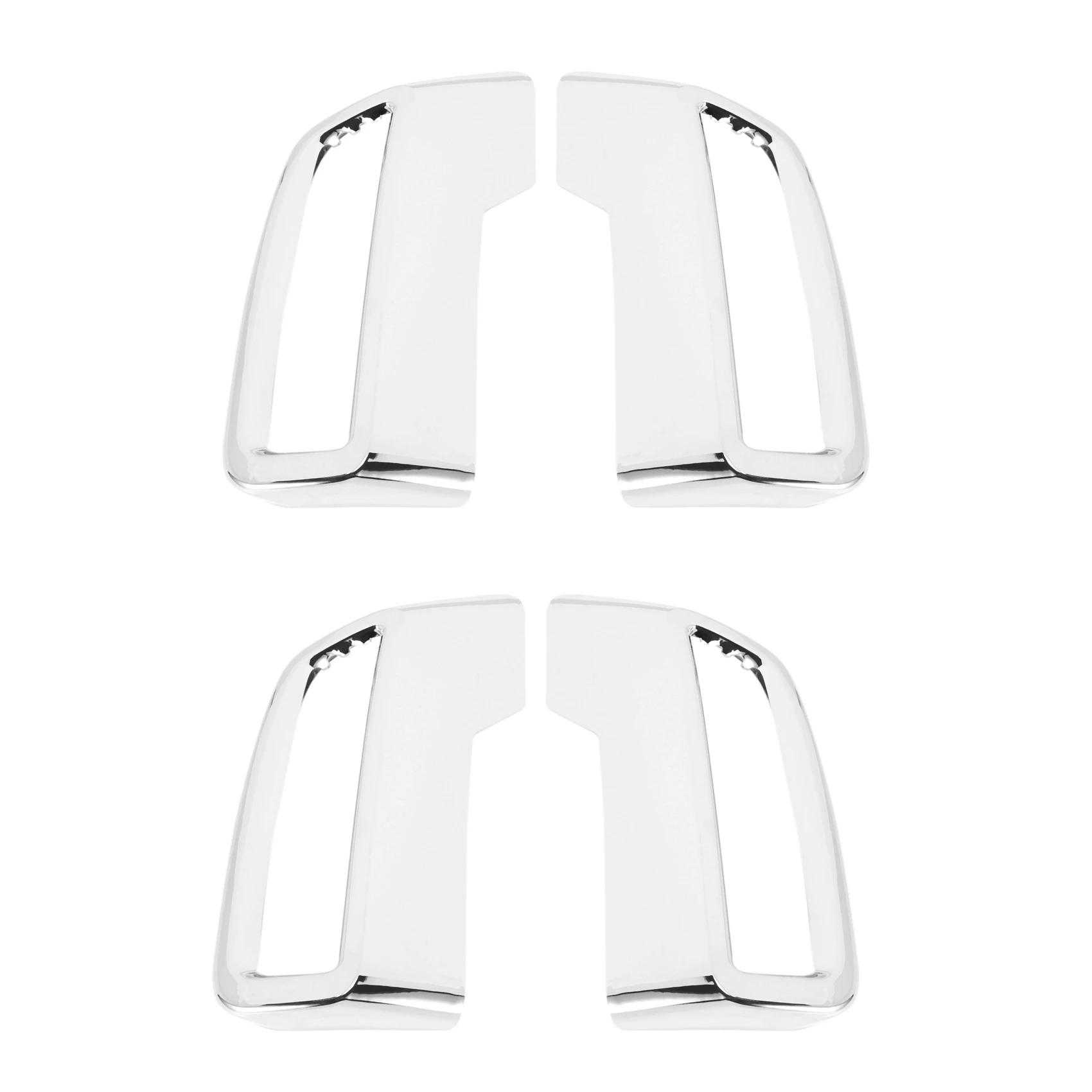 

4X for Peugeot 3008 5008 Allure 2017 - 2019 Exhaust Pipe Tail Cover ABS Rear Exhaust Muffler End Pipe Cover