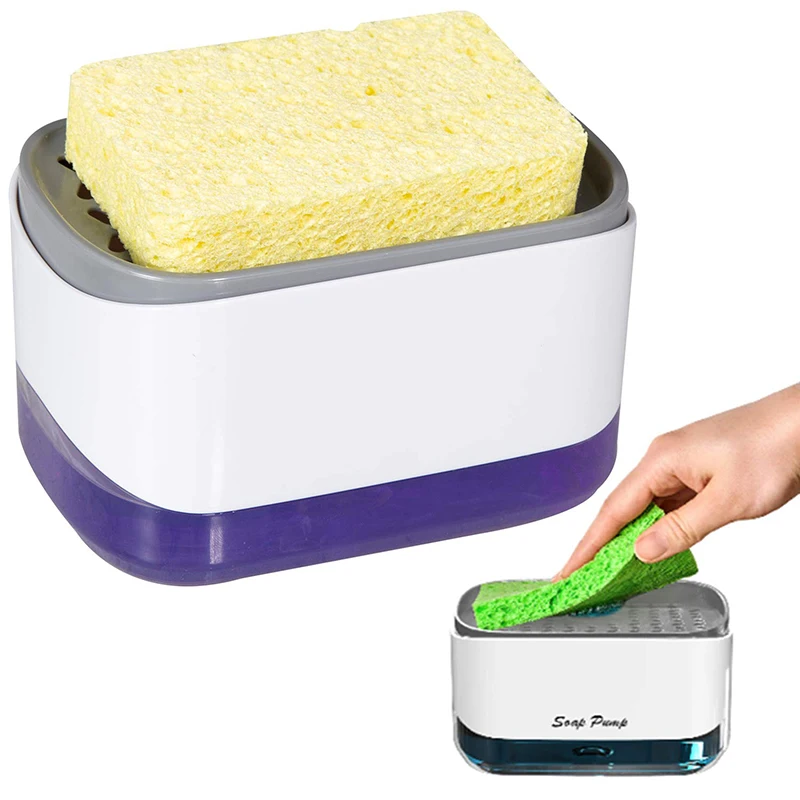 

Automatic Soap Dispenser Bottle For Liquid Soap Kitchen Sponge Soap Dispenser Ditchen Sponge Dispenser Manual Soap Dispenser