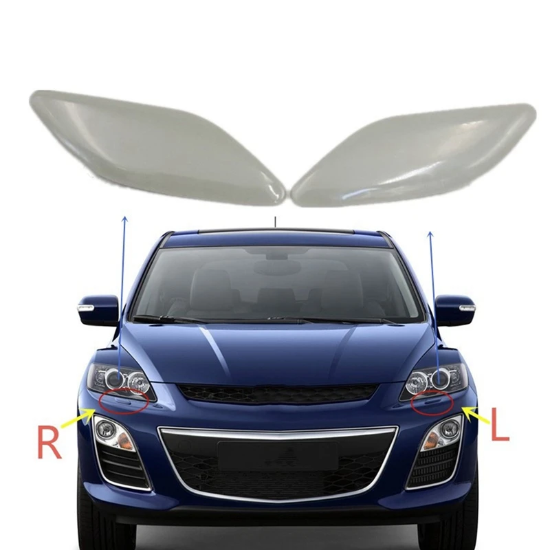 

1Pair Front Bumper Headlight Washer Spray Nozzle Cover Washer Jet Cap For Mazda CX-7 CX7 2009-2013