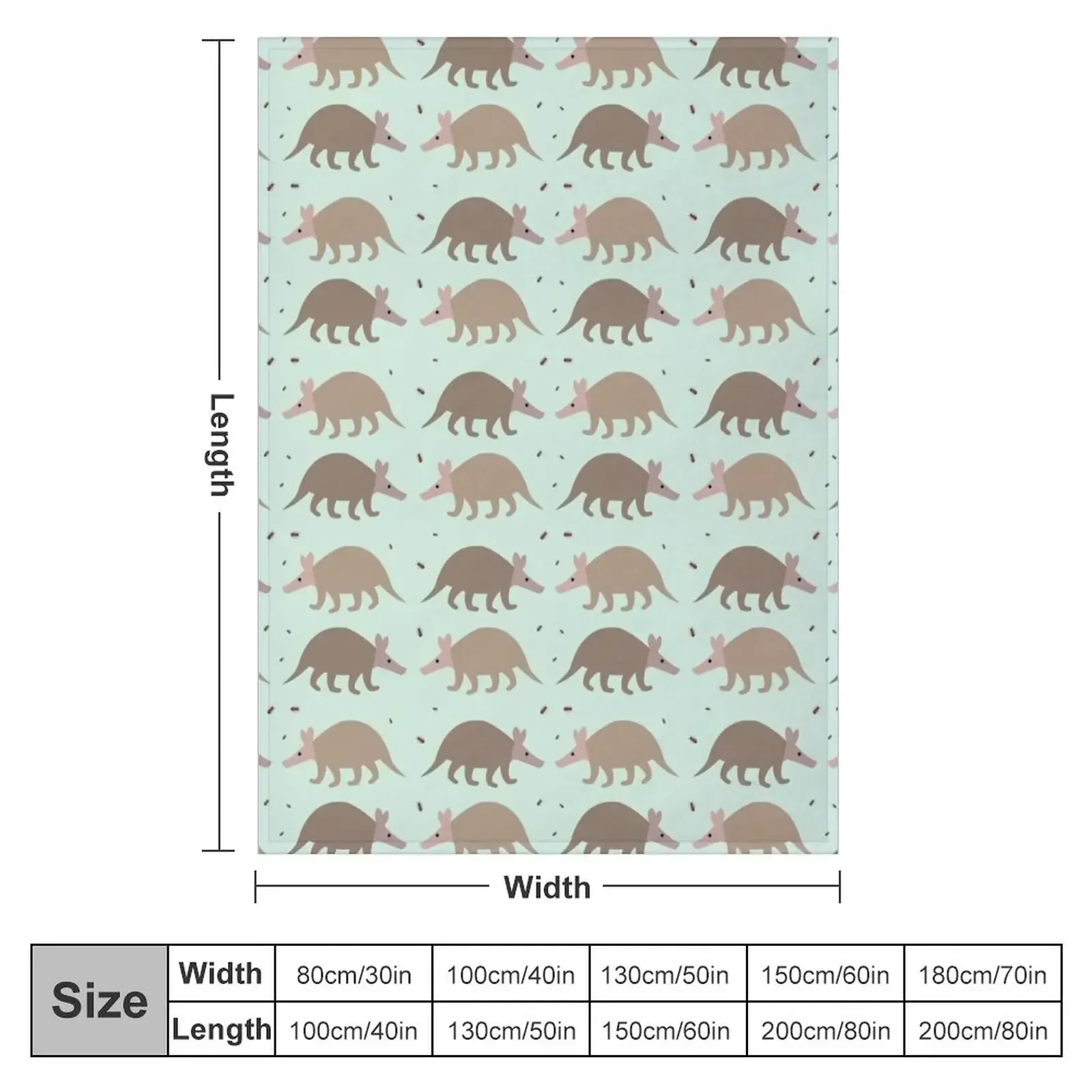 Одеяло с рисунком Аарварка роскошные модные диваны детские одеяла