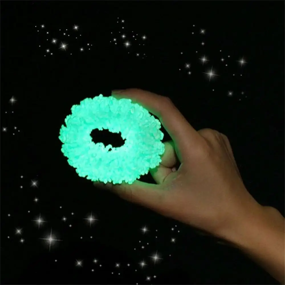 Светящаяся эластичная лента для волос в виде большого кишечника