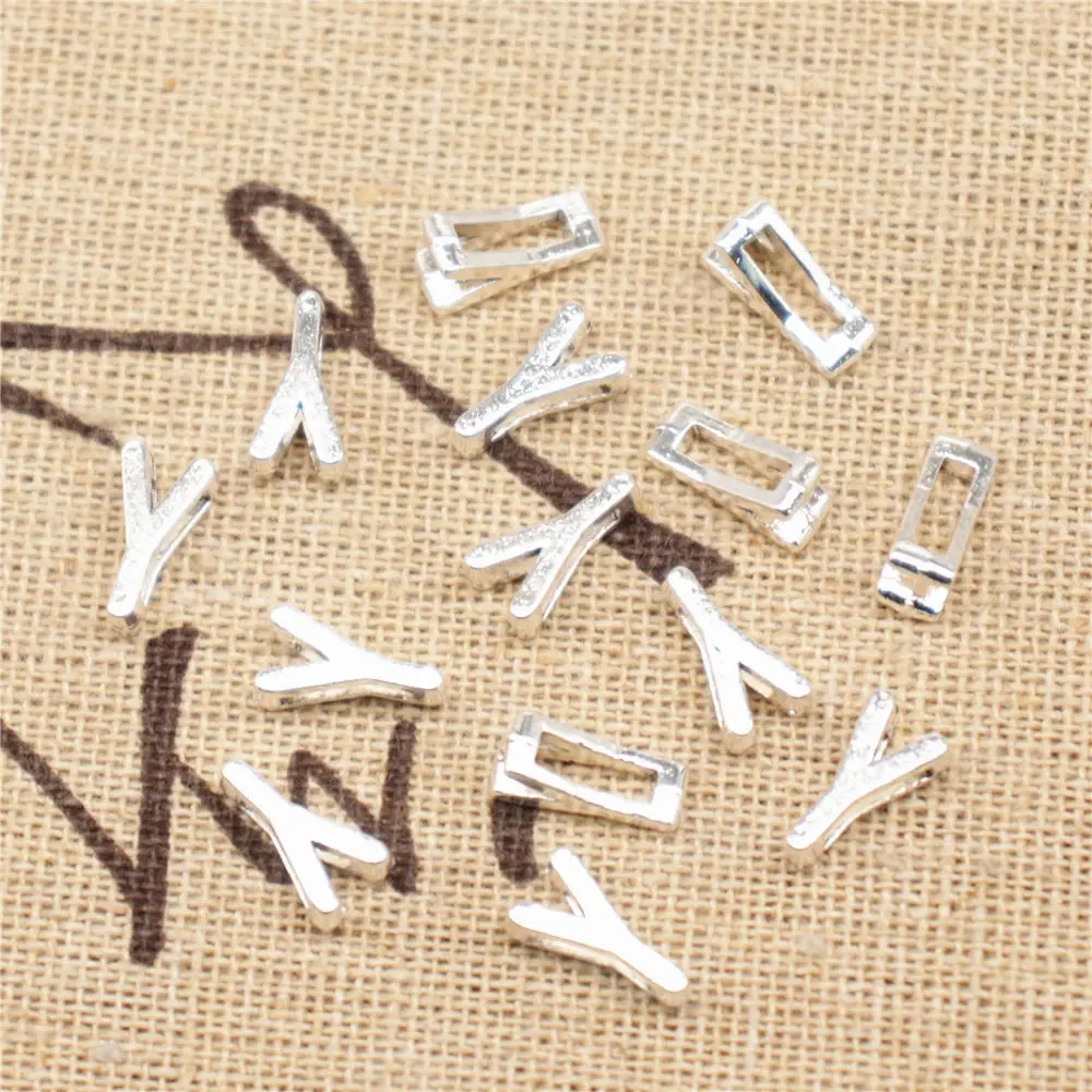 

Принадлежности для рукоделия, компоненты для ювелирных изделий с буквами Y, ювелирные изделия для вечеринки, 5x10 мм, 30 шт.