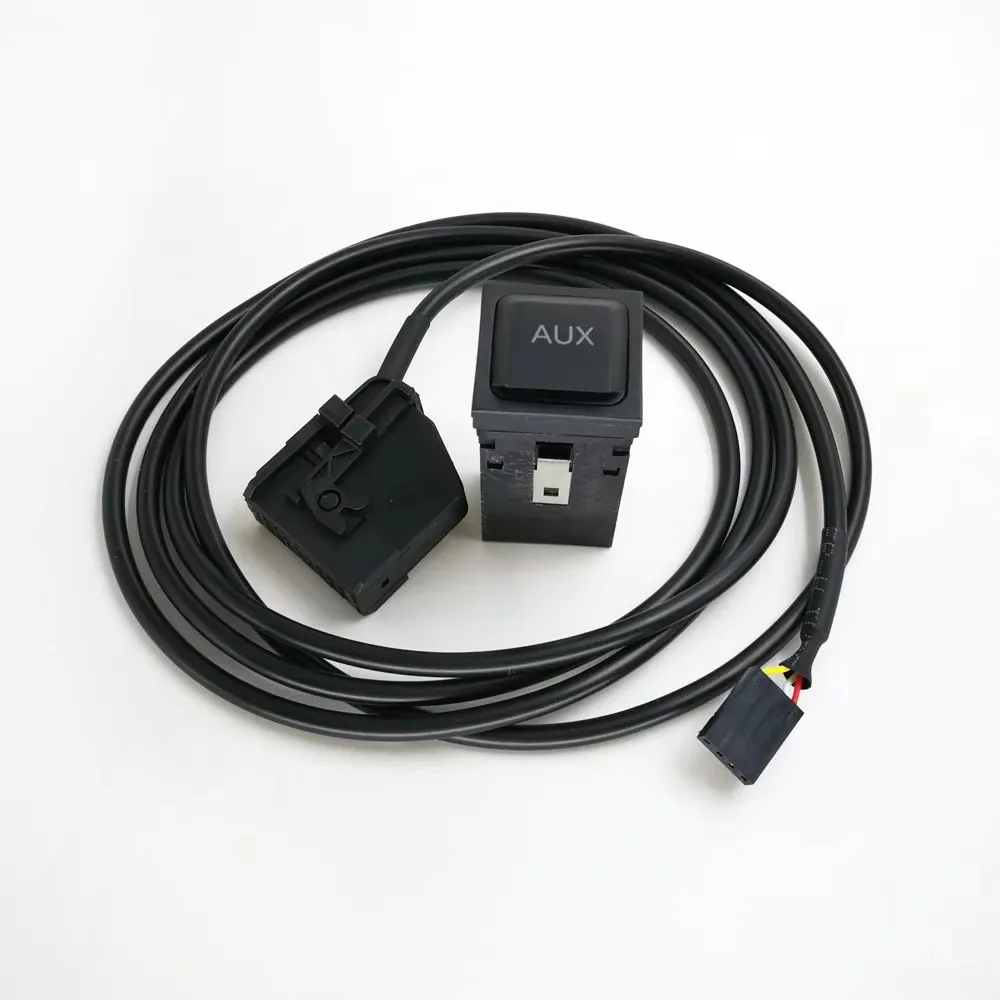 

Biurlink автомобильная стереосистема MFD2 RNS2 радио аудио AUX переключатель AUX-IN комплект проводки 18-контактный разъем для Volkswagen Audi MFD2 RNS2