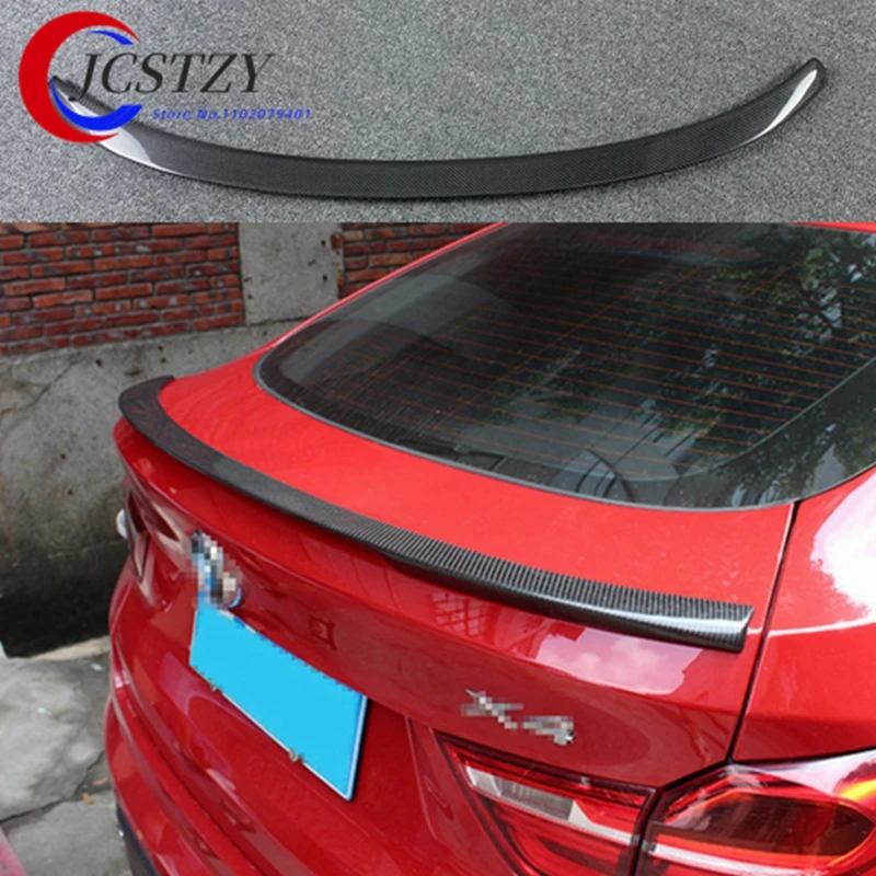 Спойлер JCSTZY для BMW F26 X Series X4 Xdrive25i xdrive28i задний спойлер из углеродного волокна вид