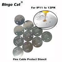 bingo cat mechanic ufo steel stencil lcd screen flex cable protection for iphone 11 12 13 mini pro max ic ploshing repair pop up